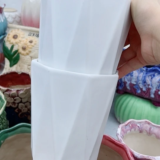 多肉绿植陶瓷花盆9.9包邮，有空