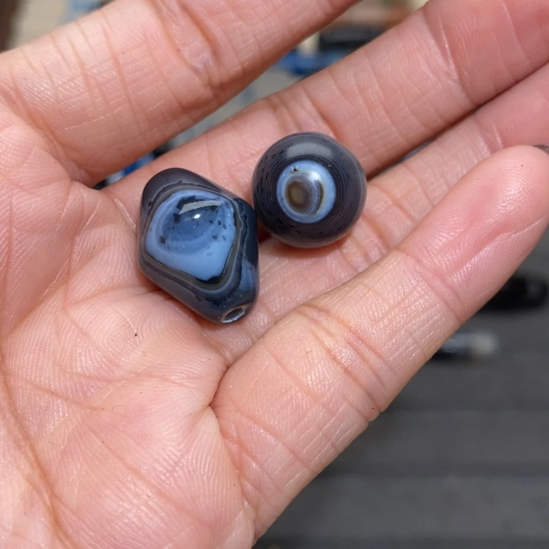 左***叶玛瑙/玉髓合金手链