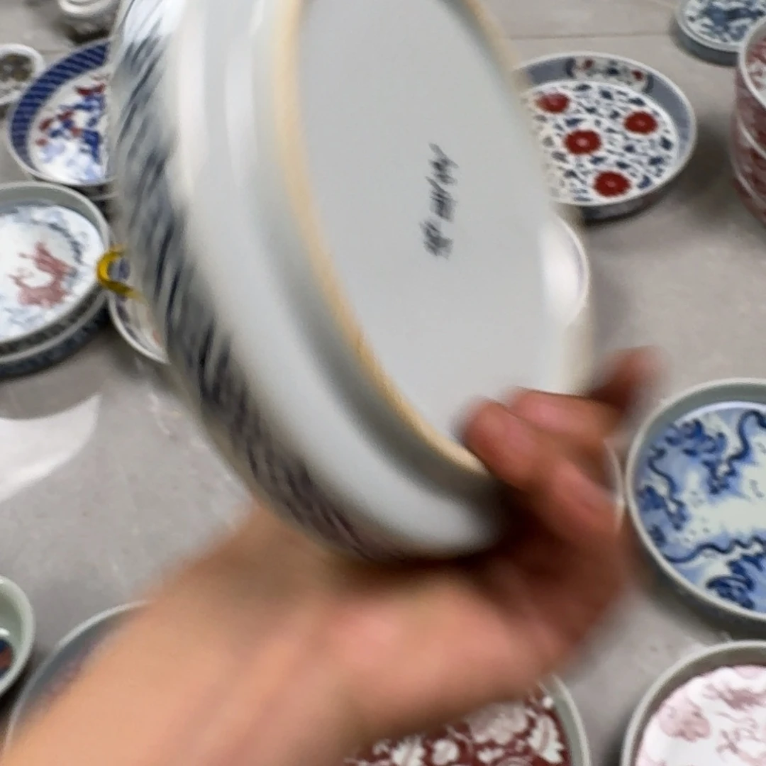 摆件青花穿云龙大壶承微瑕