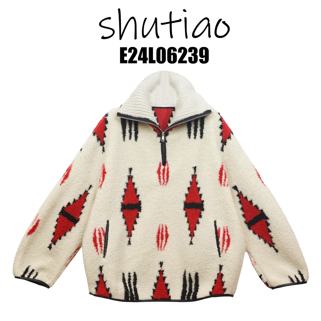 【SHUTIAO】2025春夏：新款小众设计款外套E24L06239