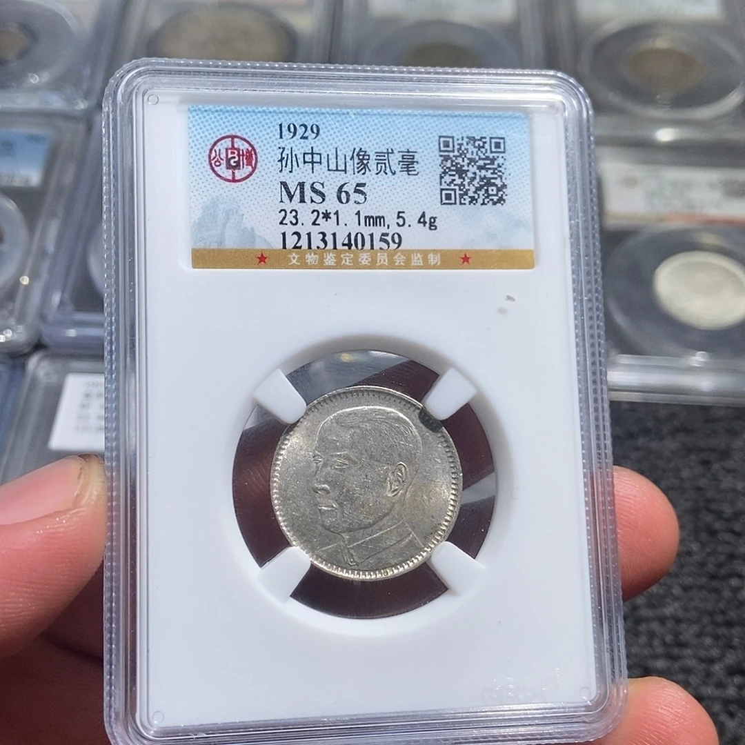 银小董孙像贰毫银币0159