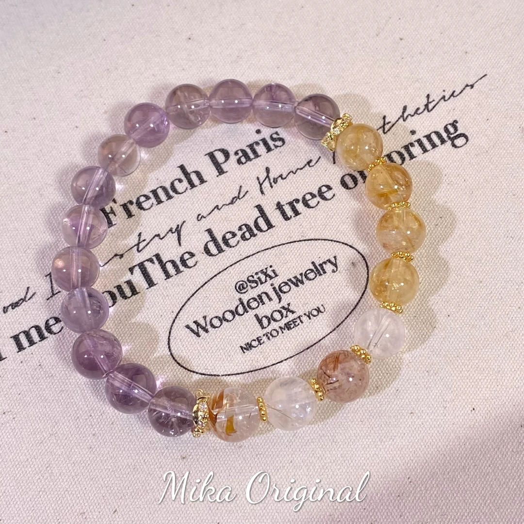 【多多益善】水晶手串 个性精致多样性发一颜色微差