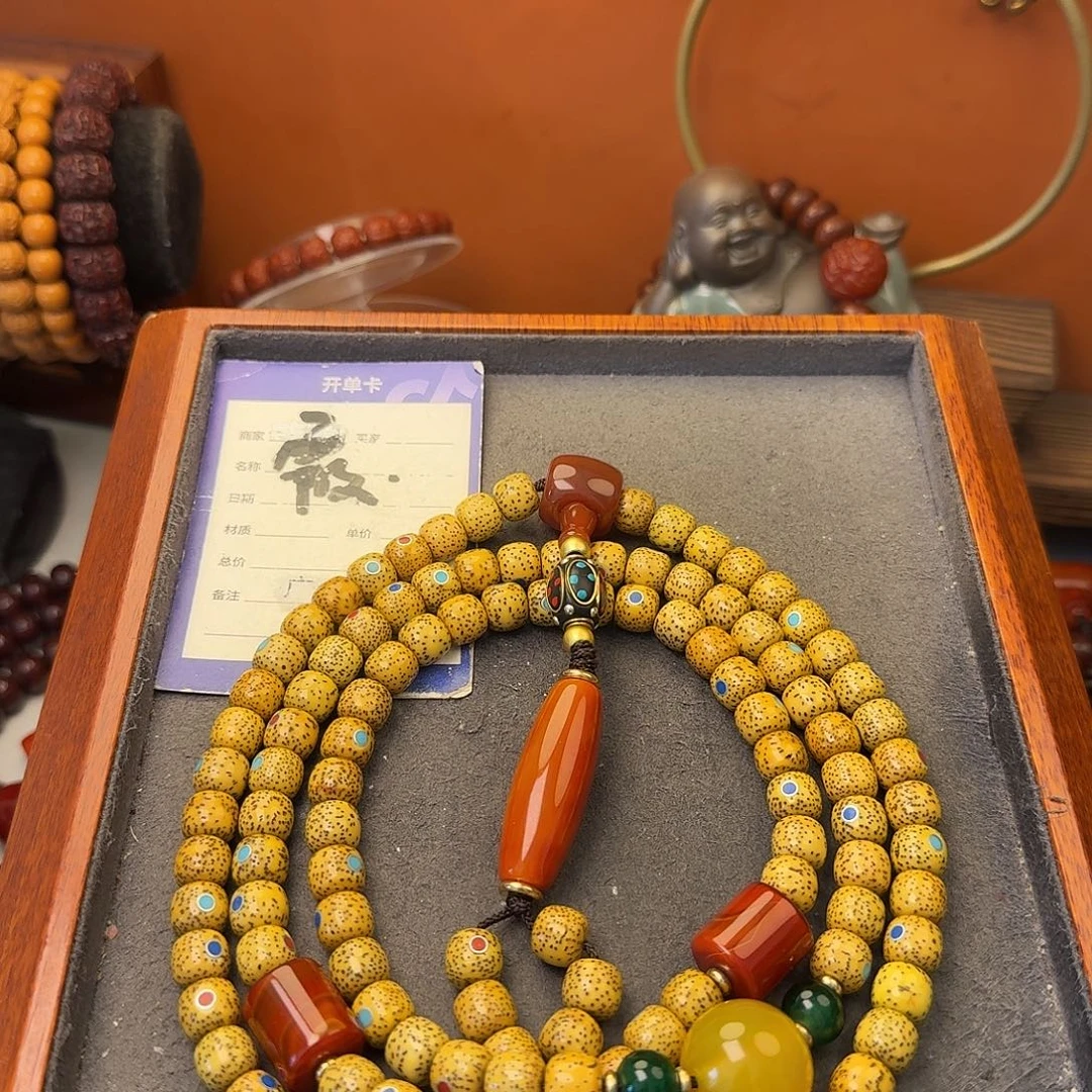 吊坠星月菩提脖挂