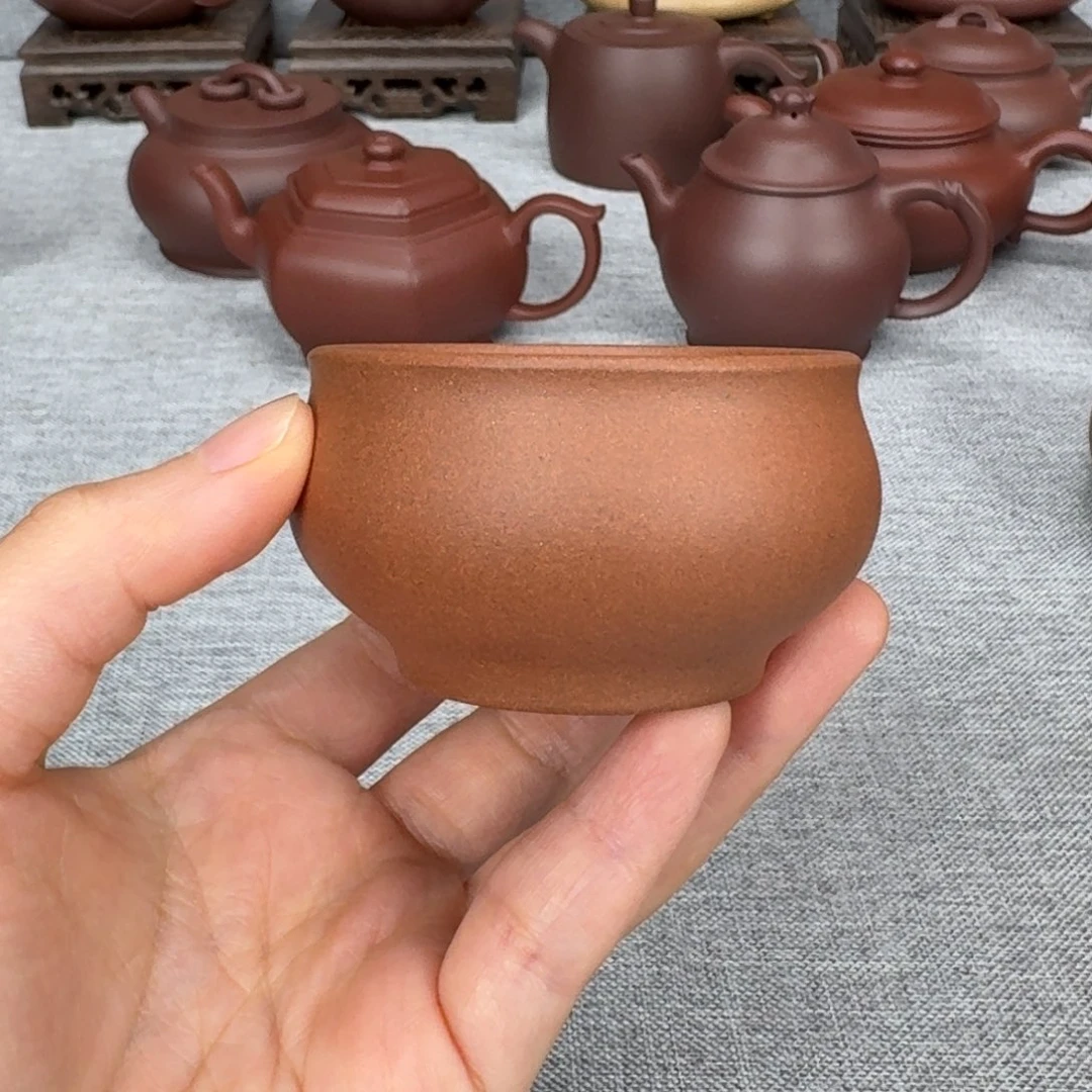 茶壶紫砂沉香段口杯111