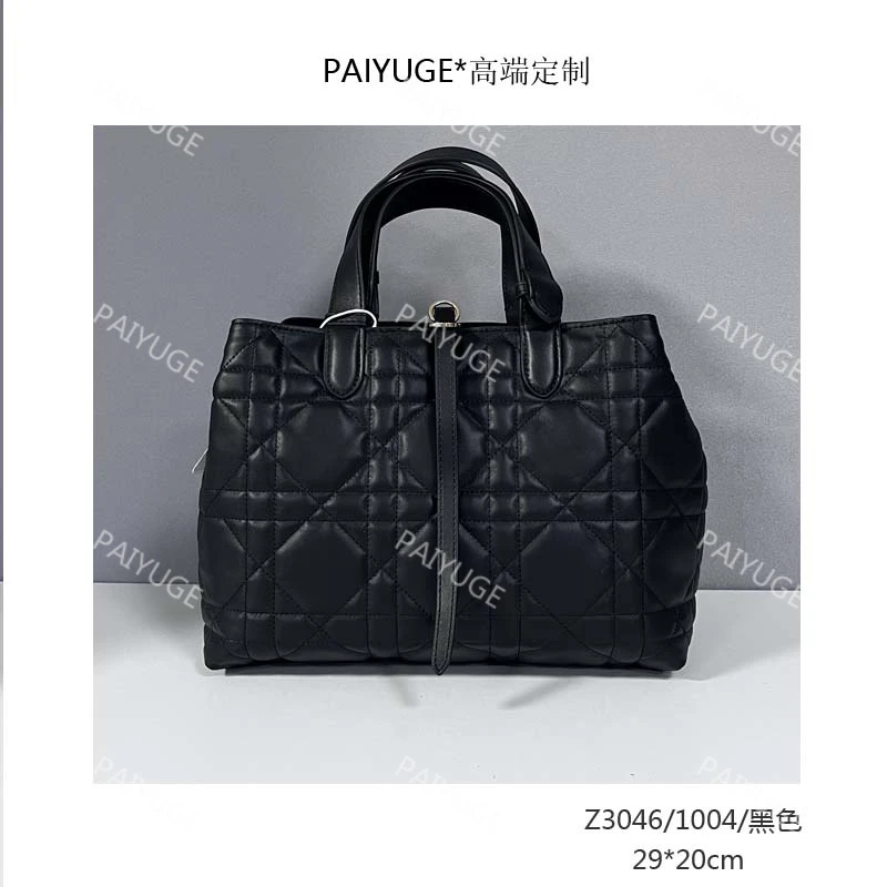 Z3046/1004/黑 Paiyuge高端订制女士单肩包斜挎包手提包1510