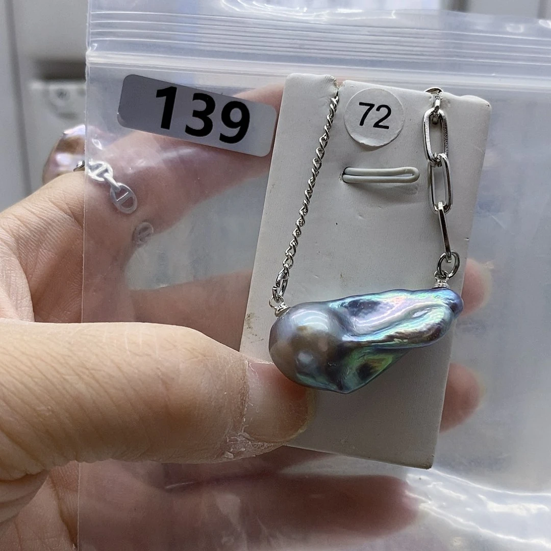 颈饰合金淡水珍珠