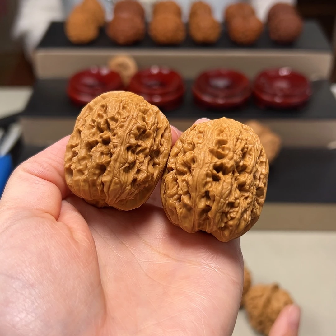 文玩核桃把件将军膀37