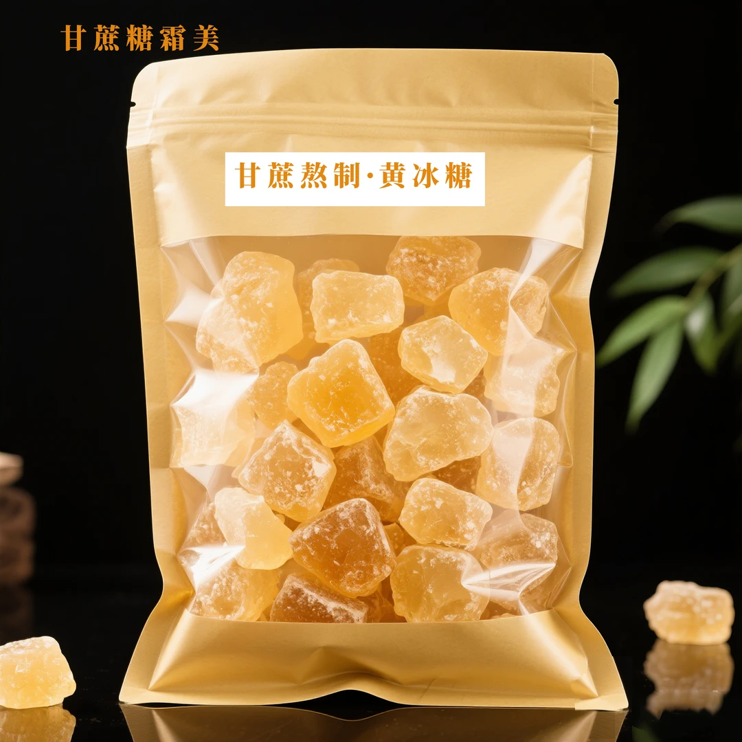 正宗云南冰糖纯甘蔗黄冰糖古法熬制可泡茶泡酒厨房食用无添加