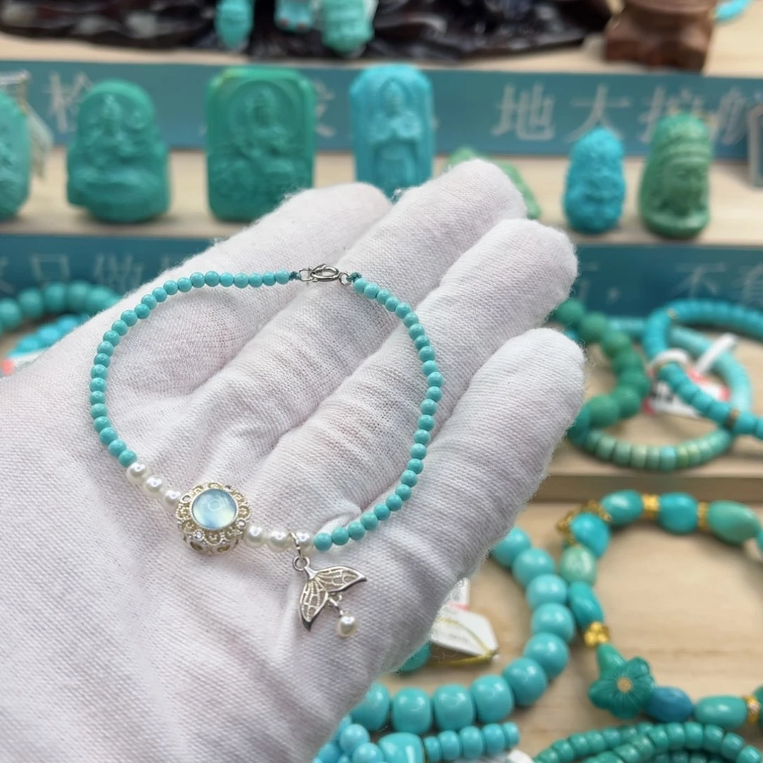 绿松石珠宝奇石未镶嵌