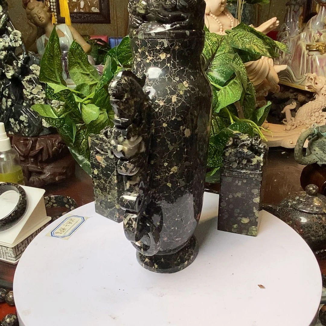 天***）奢上奢梅花玉茶壶茶杯