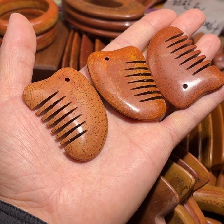 红砭石精品款小梳子