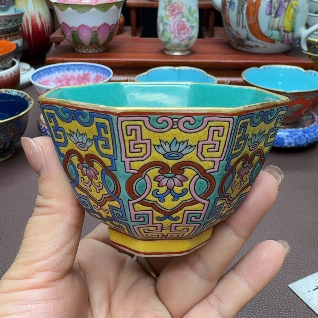 瓷片景德镇仿古手工制作精品展示