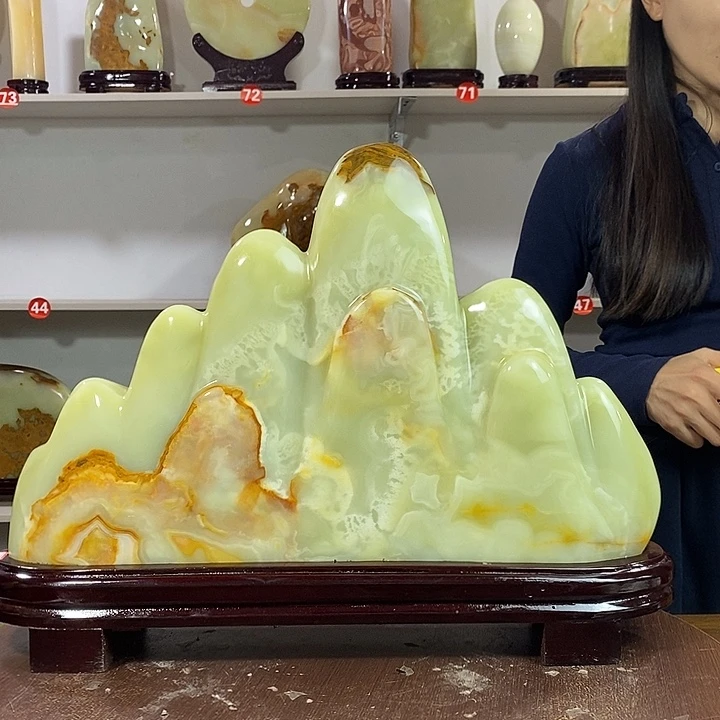 坏***头玉天然原石靠山石摆件
