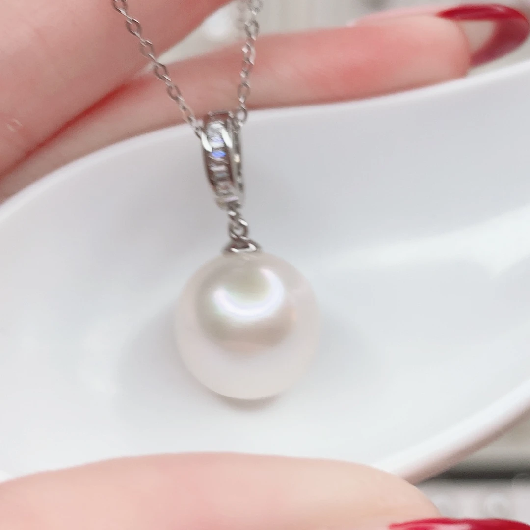 淡水珍珠吊坠(赠链)合金