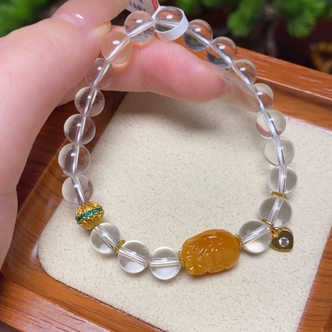 【闪购商品】未镶嵌蜜蜡手链手串