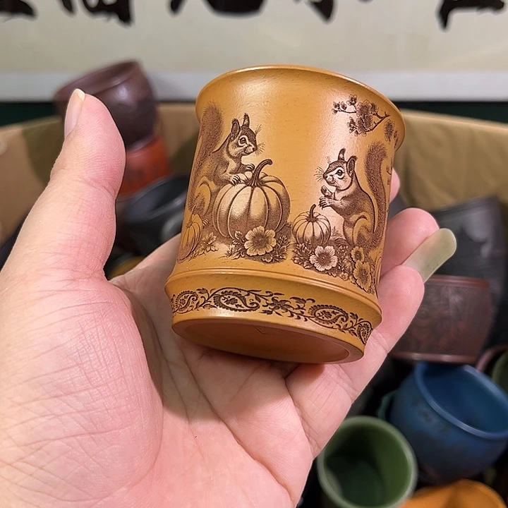茶杯紫砂全手工紫砂主人杯
