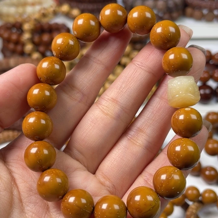 紫金鼠手串11.7尺寸紫金鼠光珠