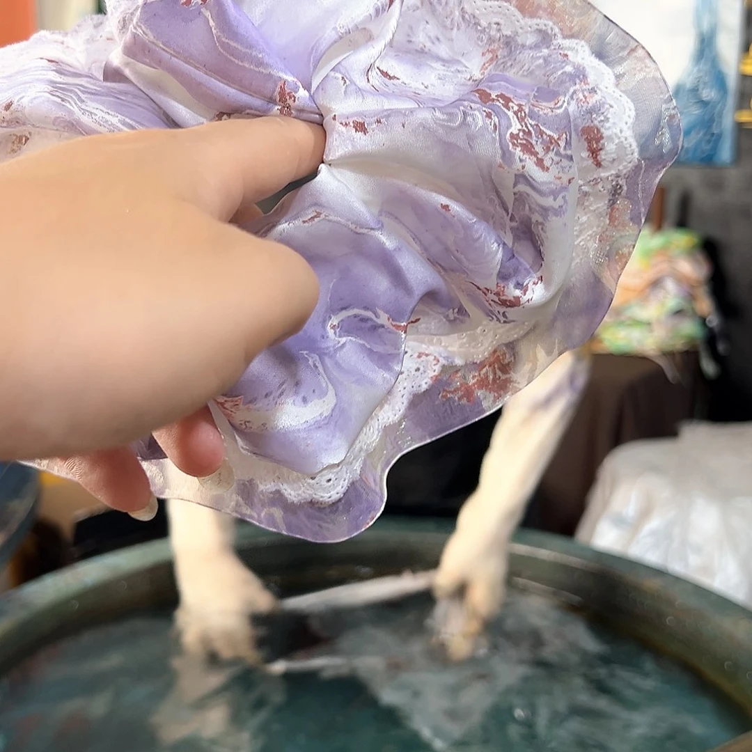 小****)148大蕾丝发圈手作