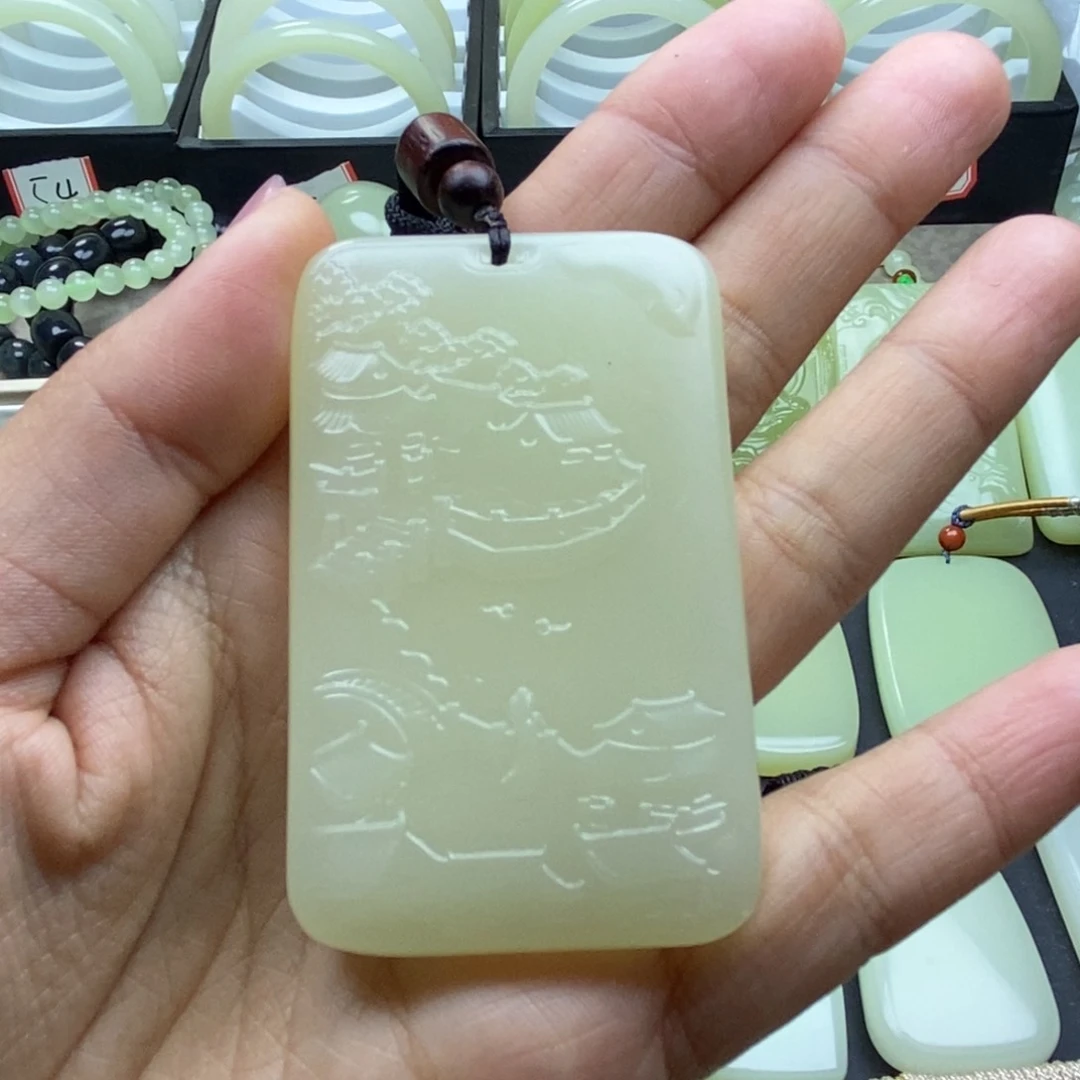 深****?天然青海时尚山水牌