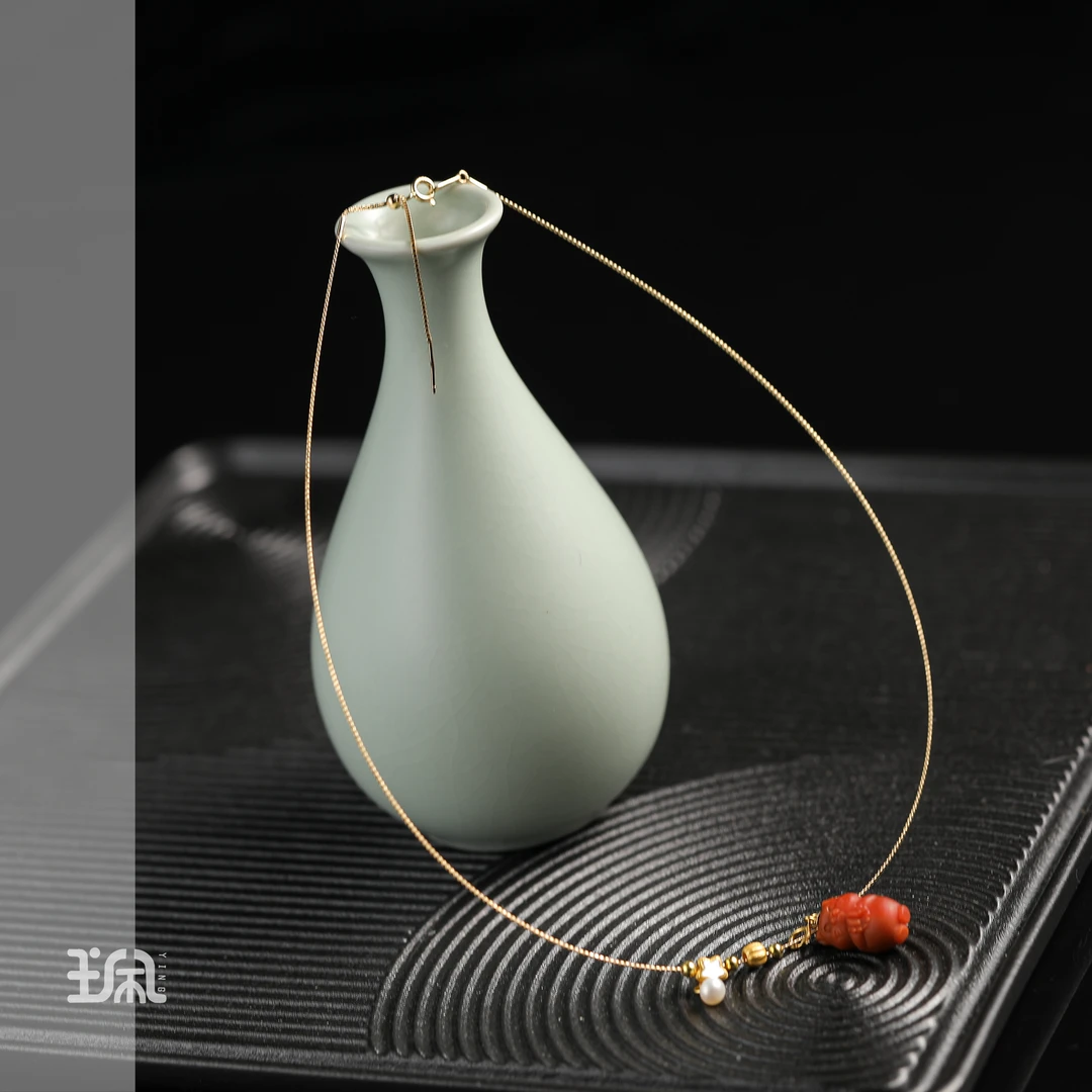 小红猫|南红*项链*S925银镀金XYB25060412多样性发其一