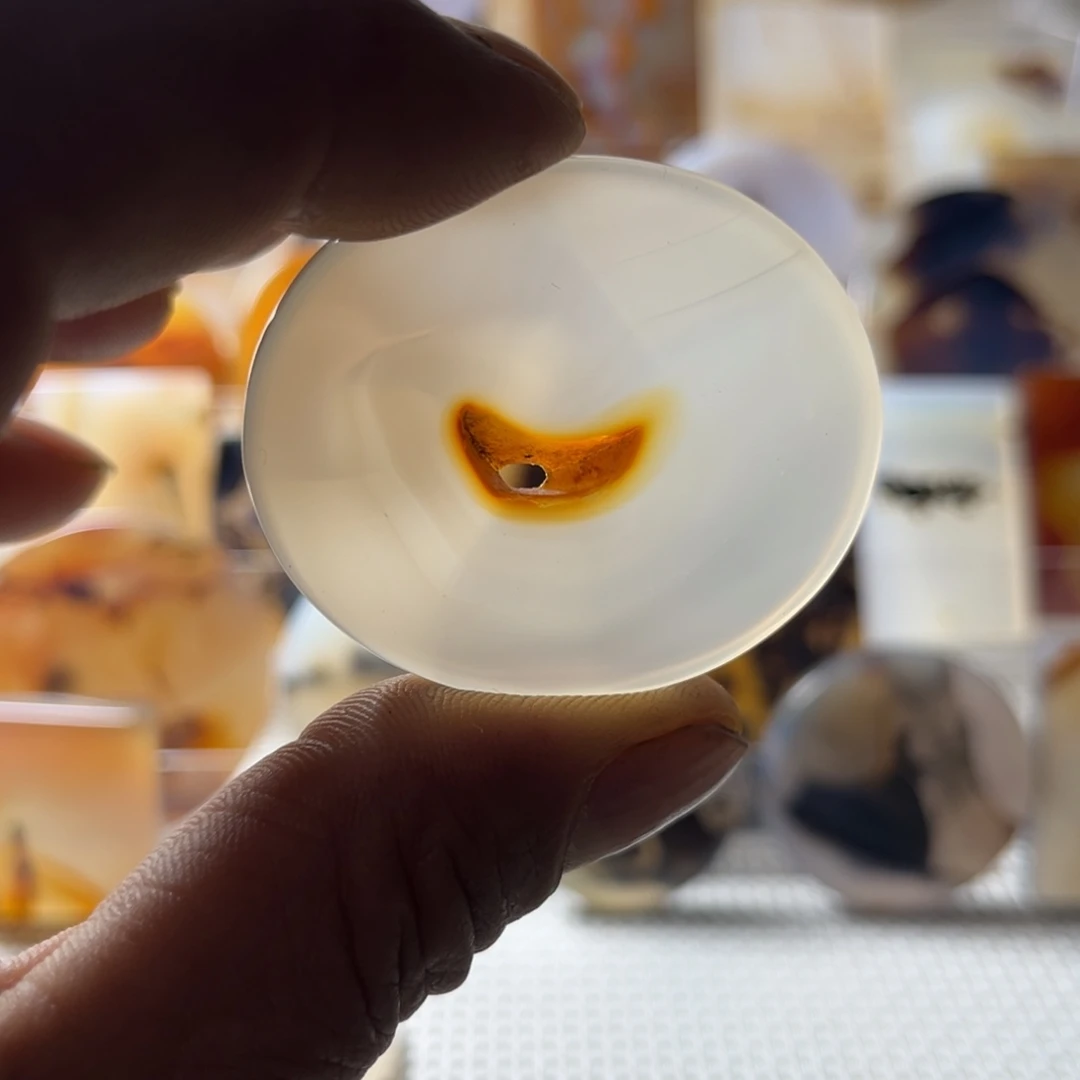 玛瑙/玉髓未镶嵌吊坠(不含链)