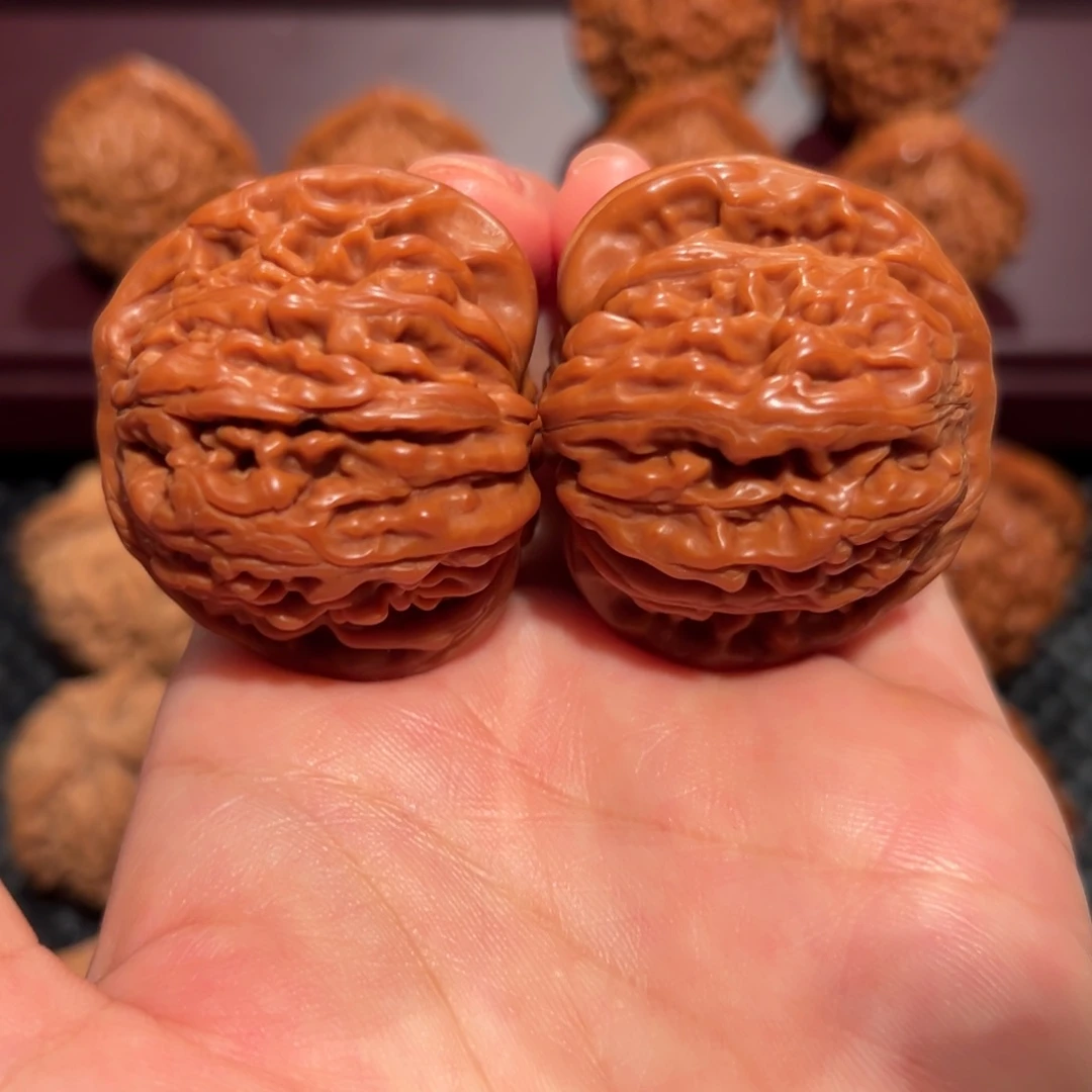 把件文玩核桃四座楼