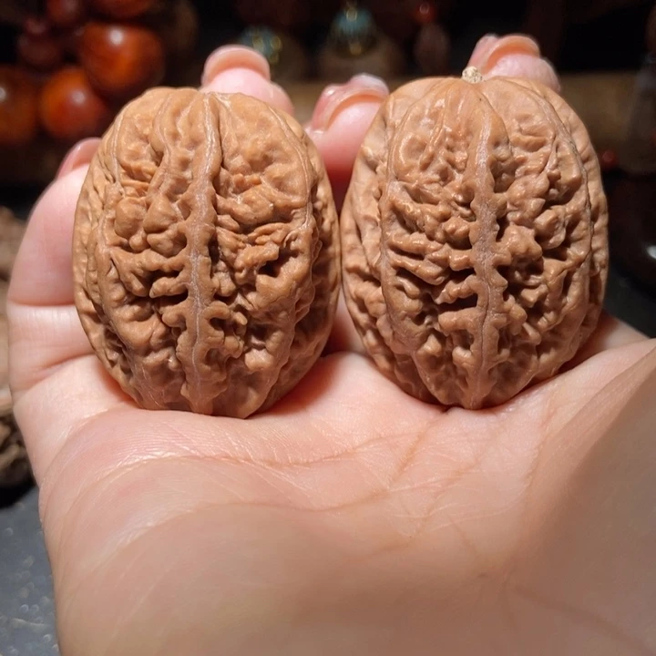 把件文玩核桃东北楸子小雪109