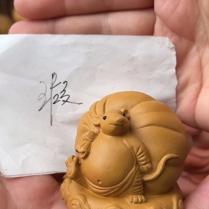 ****岁紫砂茶宠紫砂微瑕