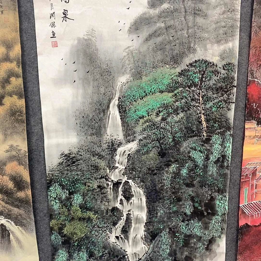 国画国画手绘作品