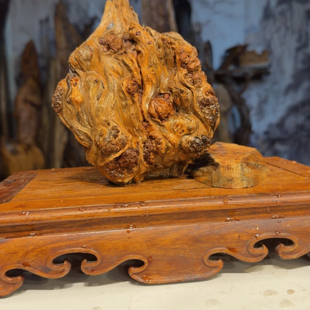 B***）木三丰琥珀木 天然摆件82