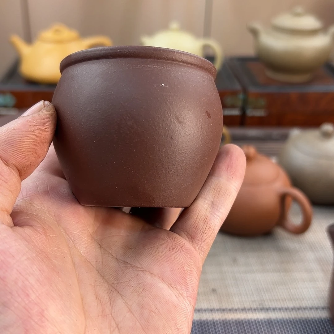 茶壶紫砂G****N两个杯子