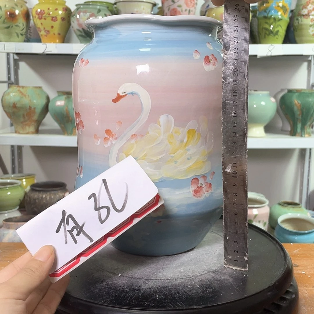 景德镇陶瓷花盆微瑕