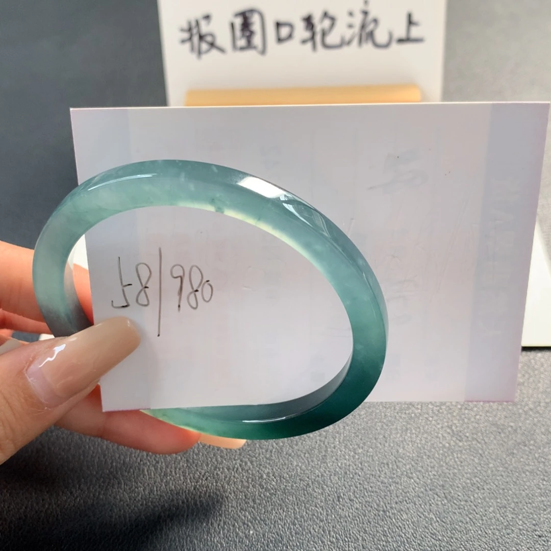 翡翠未镶嵌手镯天然翡翠