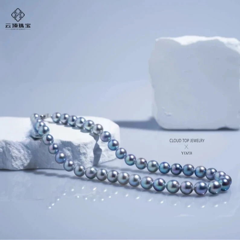 【老板娘特选】吉尔德大证真多麻珍珠全珠链点位9-10mm【多样性发货】