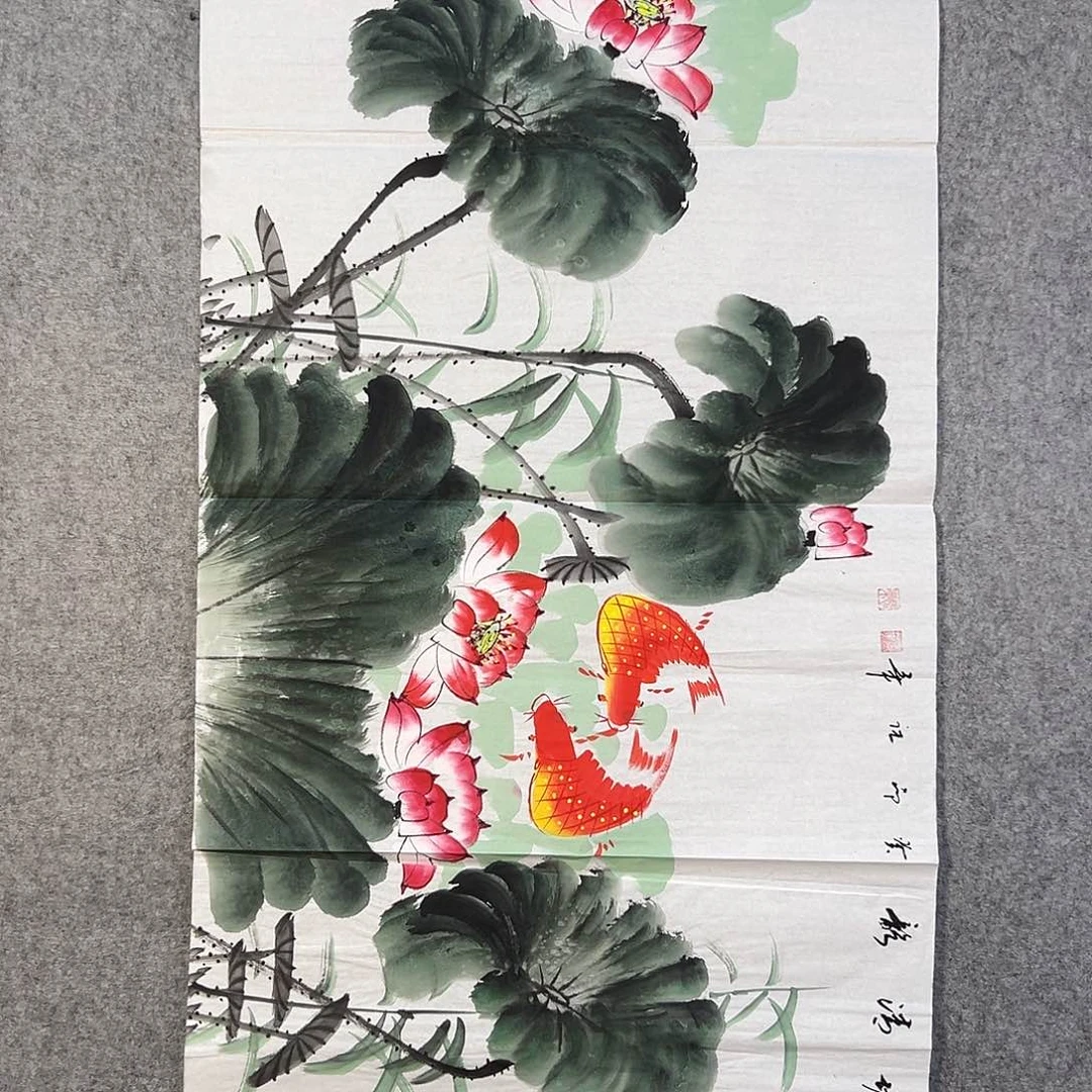 国画284 花鸟在此鸣叫时还要一