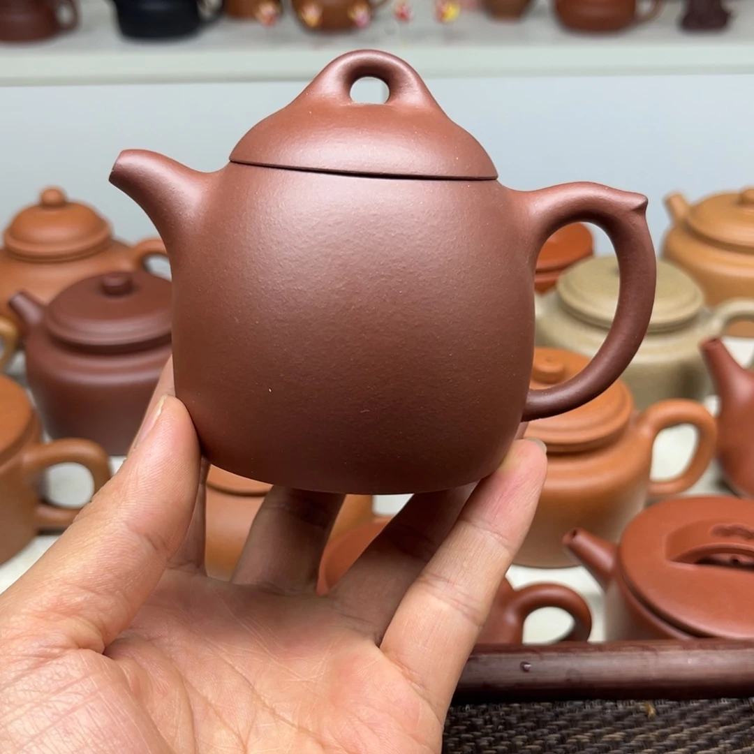 紫砂茶壶秦权微瑕220ccc00000