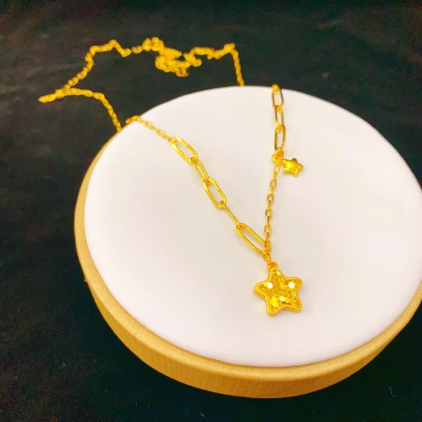 铜合金项链 龙鳞星语项链