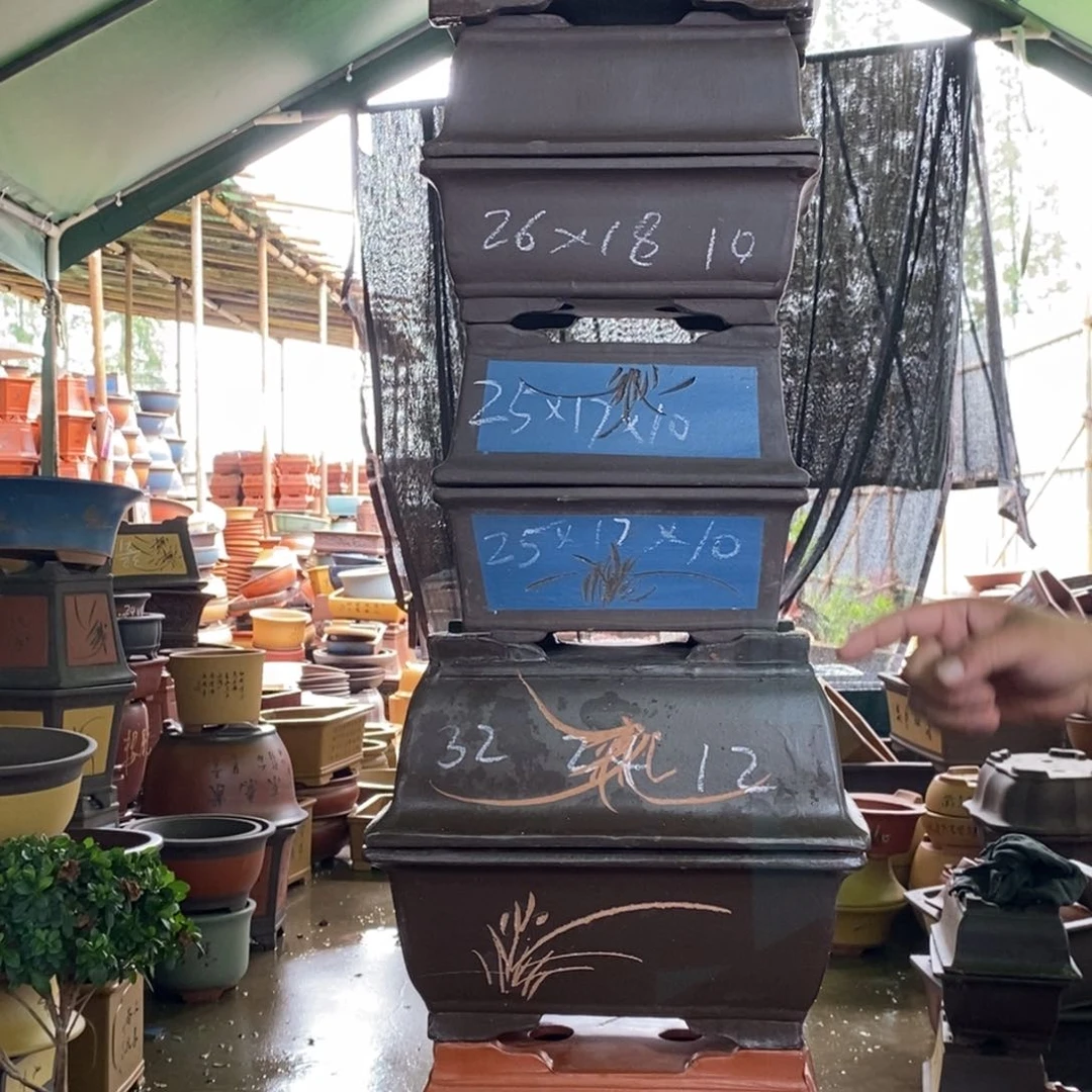 紫砂花盆紫砂紫砂