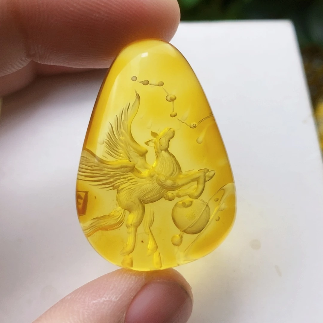 【闪购商品】金珀吊坠(不含链)未镶嵌