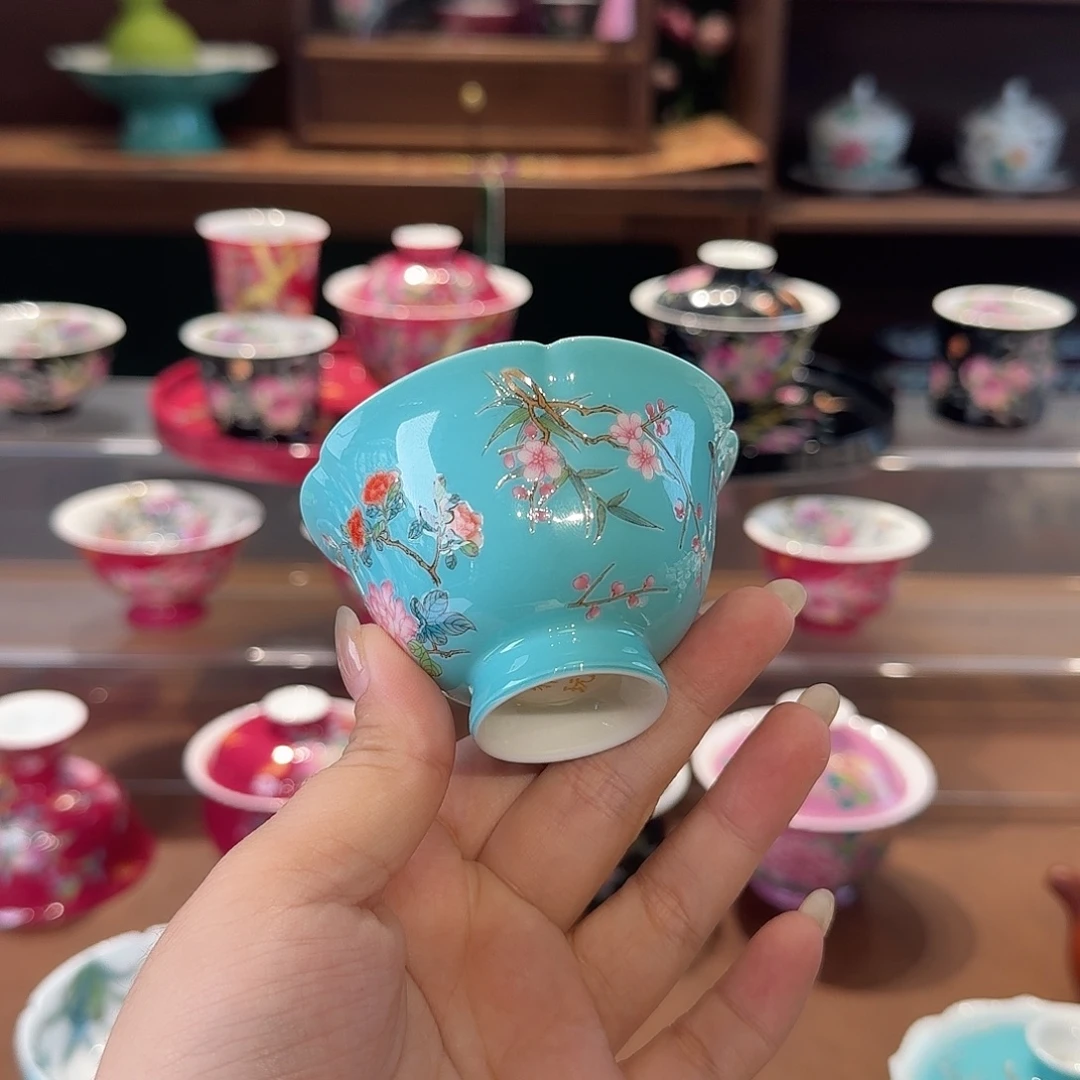 珐琅彩主人杯茶具系列