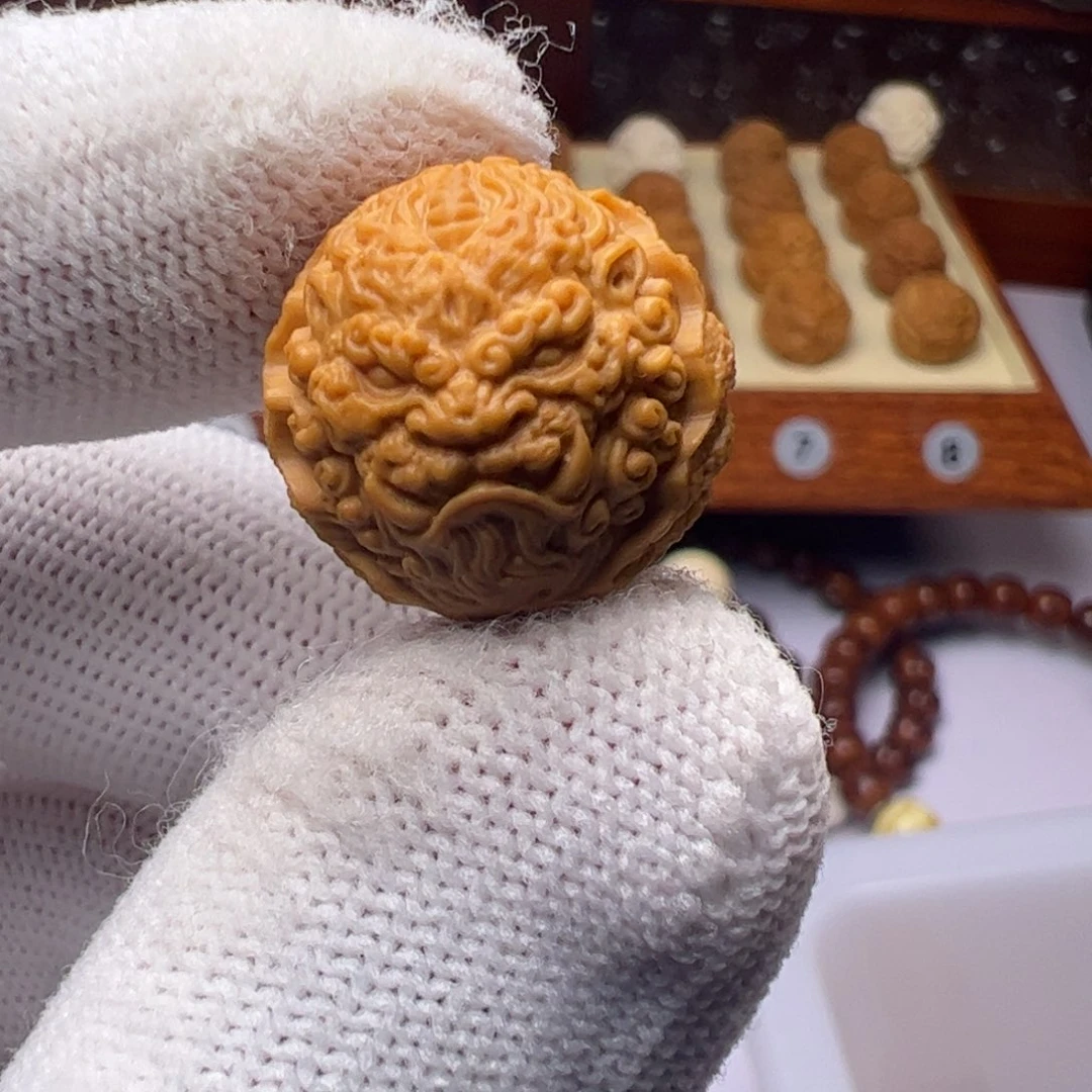 猴头核桃吊坠精工唐诗象神18