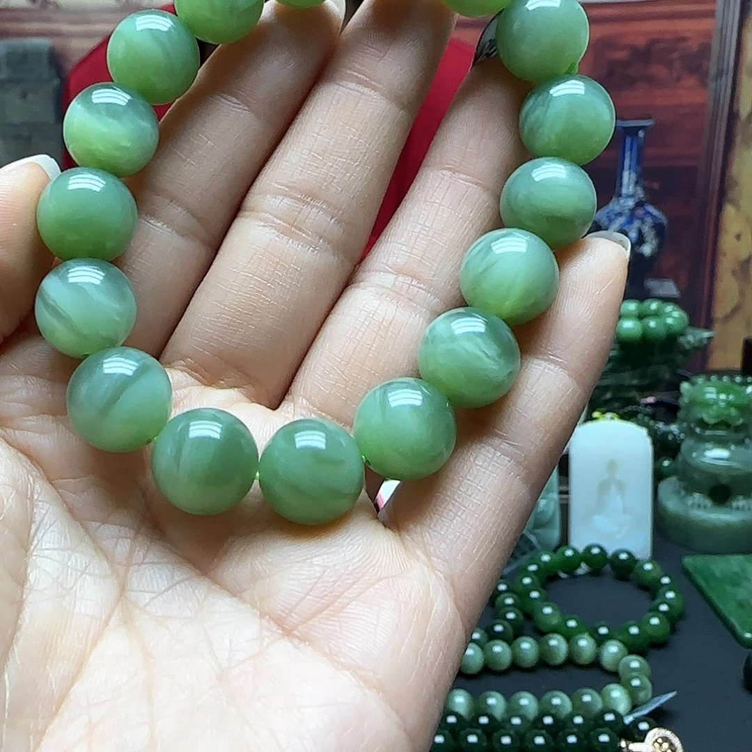 和田玉手串未镶嵌