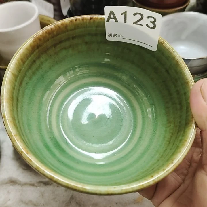 瓷片瓷器，五厂，各种摆件，瓷片！帝王绿小碗！