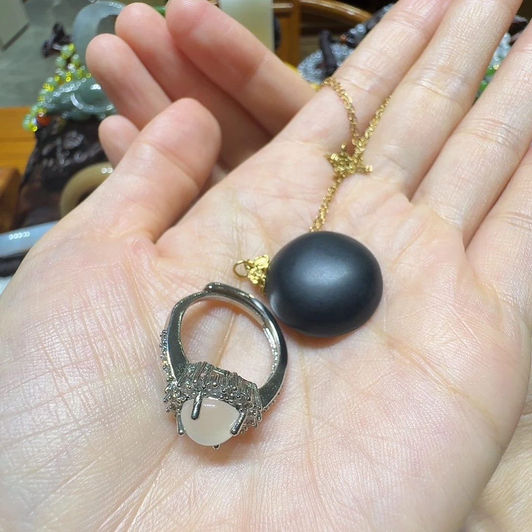 玛瑙/玉髓戒指未镶嵌