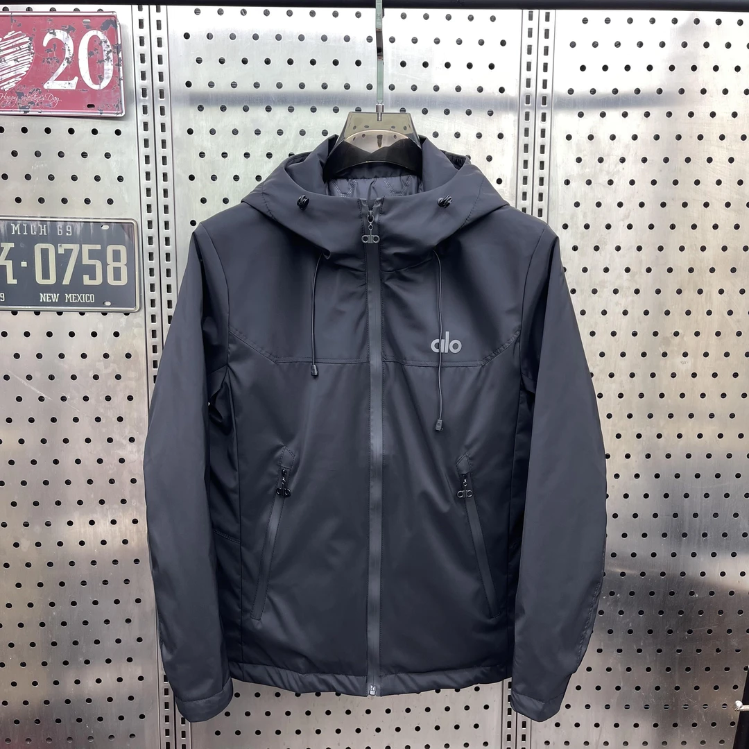 【品牌撤柜】2026款秋冬连帽薄外套男潮流休闲工装夹克痞帅轻奢百搭