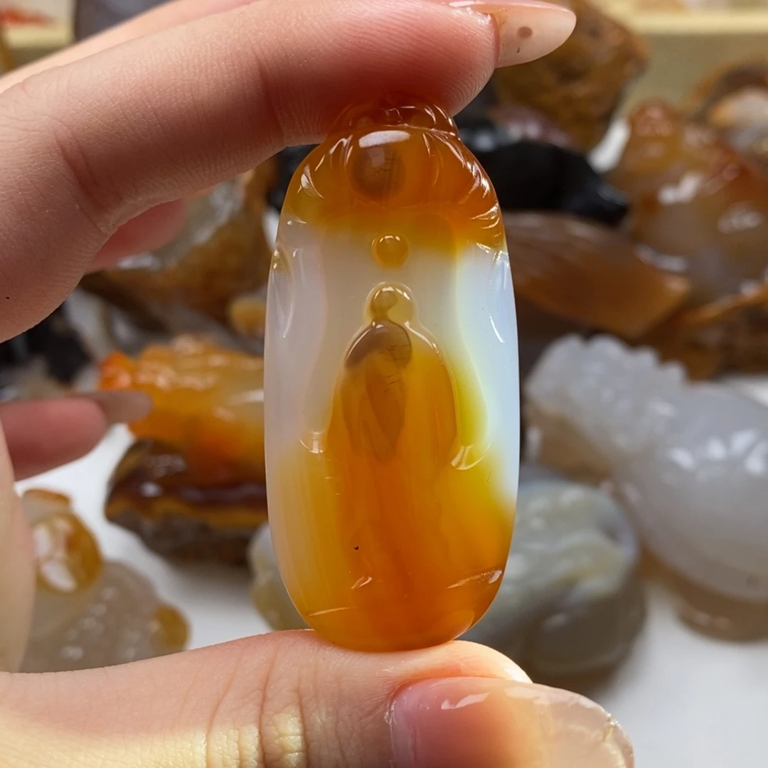 玛瑙/玉髓未镶嵌颈饰