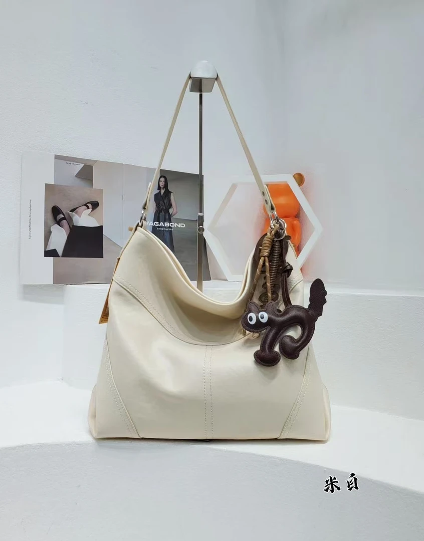 2025新款时尚百搭牛皮托特包女大容量单肩包爆款通勤包斜挎包1141