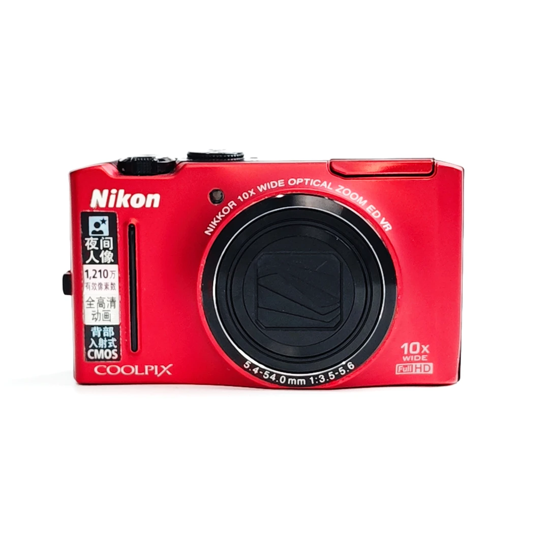 95新 Nikon/尼康 s8100红色奶油肌柔白1210w像素40倍可拍景可调色