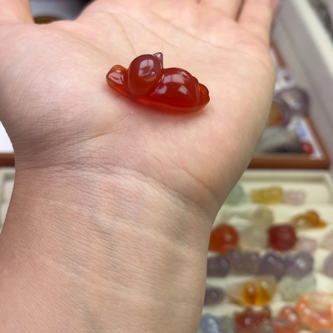 玛瑙/玉髓合金戒指趴趴猫