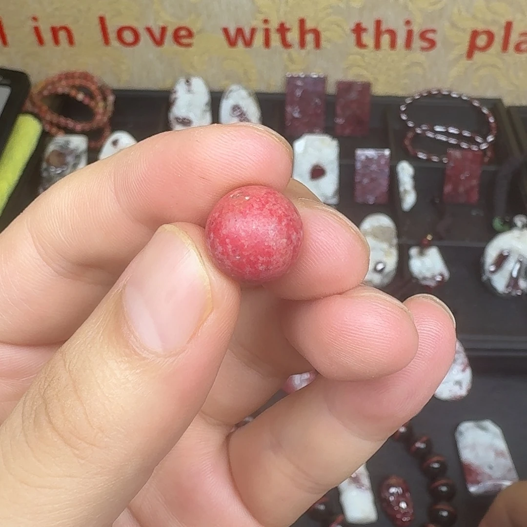 天然辰砂朱砂顶珠